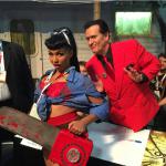 Ash Williams- Evil Dead
photo posted on twitter by Lucy Lawless